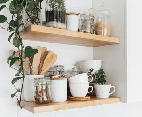 Eiken wandplanken en boekenplanken, eiken paneel recht /BOOM, Huis en Inrichting, Woonaccessoires | Wandplanken en Boekenplanken
