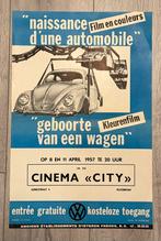 1957 VW Kever. Originele affiche. Volkswagen, Ophalen of Verzenden