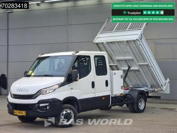 Iveco Daily 35C14 Open Laadbak Dubbel Cabine met Kist Dubbel beschikbaar voor biedingen