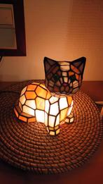 Tiffany art-deco hond & kat - in zeer mooie staat., Dieren en Toebehoren, Ophalen