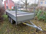 alu plateau aanhanger 308 x 157 750kg met coc, Auto diversen, Aanhangers en Bagagewagens, Ophalen, Zo goed als nieuw