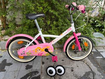 Btwin 16 inch kinderfiets met kleine wielen en mand beschikbaar voor biedingen