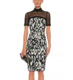 Karen Millen luipaardprint zwarte grijs NIEUW animal jurk M, Kleding | Dames, Maat 38/40 (M), Wit, Nieuw, Cocktailjurk