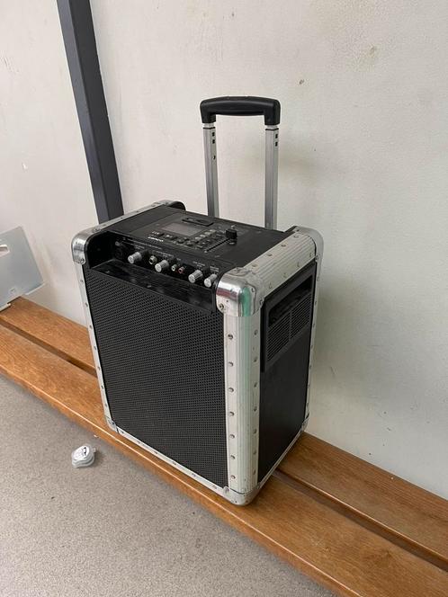 Amplificateur Portable Lenco avec Fonctions DJ, Muziek en Instrumenten, Behuizingen en Koffers, Zo goed als nieuw, Ophalen