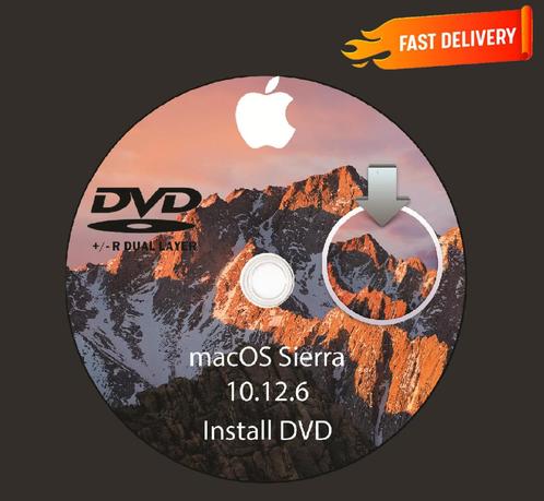 Installez MacOS Sierra 10.12.6 via DVD sans USB OSX OS X, Informatique & Logiciels, Systèmes d'exploitation, Neuf, MacOS, Envoi