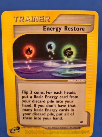 Energy Restore 141/165 - Expedition Base Set beschikbaar voor biedingen