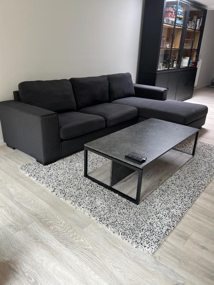 Moderne salontafel, Huis en Inrichting, Tafels | Salontafels, Zo goed als nieuw, Rechthoekig, Ophalen