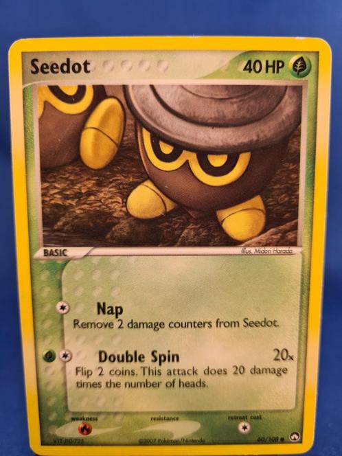 Seedot 60/108 - Power Keepers, Hobby en Vrije tijd, Verzamelkaartspellen | Pokémon, Gebruikt, Verzenden