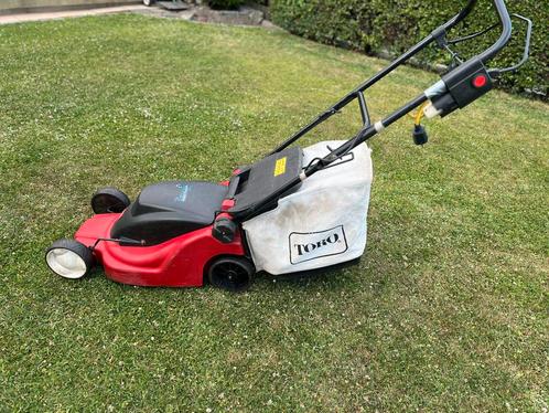 Tondeuse a gazon TORO, Tuin en Terras, Grasmaaiers, Gebruikt, Elektrische grasmaaier, 30 t/m 39 cm, Cirkelmaaier, Opvangzak, Ophalen