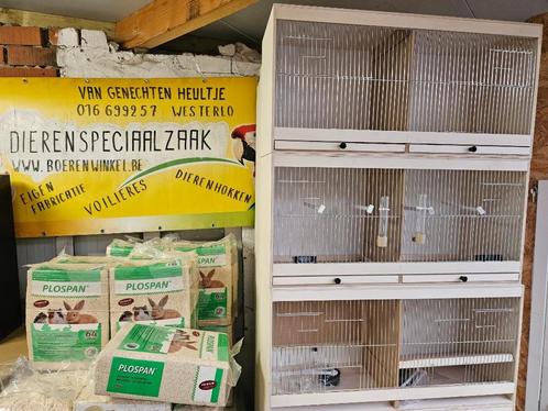 nieuwe houten dubbele kweekbakken voor vogels van 80 cm, Animaux & Accessoires, Oiseaux | Cages & Volières, Neuf, Enlèvement ou Envoi