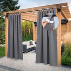 Set gordijnen voor buiten waterdicht klittenband 132 x 243cm, Tuin en Terras, Ophalen of Verzenden, Nieuw