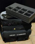 Wargaming - Army Carrier avec mousse, Hobby & Loisirs créatifs, Wargaming, Utilisé, Enlèvement ou Envoi, Accessoires, Autres types