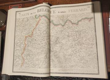 Cartes de la Belgique, d'après Ferraris, de 1777 à 1831 beschikbaar voor biedingen
