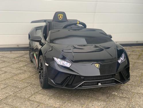Lamborghini Huracán Performanté 12v Zwart afstandsbediening!, Kinderen en Baby's, Speelgoed | Buiten | Voertuigen en Loopfietsen