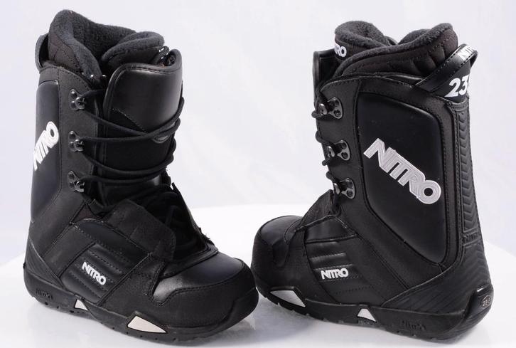 37 38 40,5 EU snowboard schoenen NITRO, black/white, Sport en Fitness, Snowboarden, Gebruikt, Schoenen, Verzenden