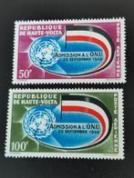 Opper Volta 1962 - vlag, Verenigde Naties **, Postzegels en Munten, Postzegels | Afrika, Ophalen of Verzenden, Overige landen