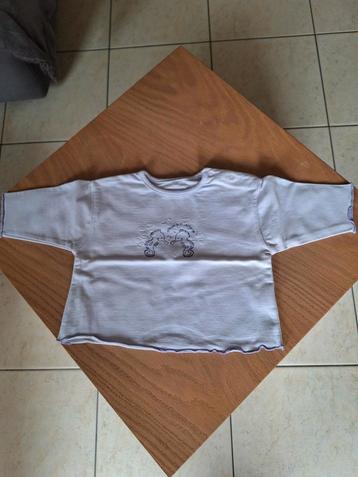 Shirt voor meisje maat 68 – Wit beschikbaar voor biedingen