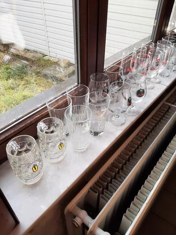BIER GLAZEN ZIE FOTO beschikbaar voor biedingen