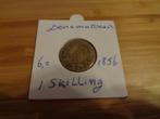 1 skilling 1856, Verzenden, Munten