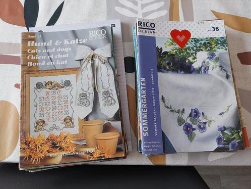 Livrets de broderie, Hobby en Vrije tijd, Borduren en Borduurmachines, Gebruikt, Overige typen, Handborduren, Ophalen of Verzenden