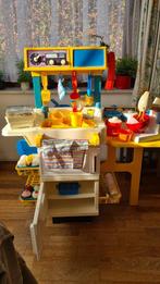 Compleet Fisher-Price keukentje met méér dan 80 accessoires!, Ophalen, Gebruikt, Speelset