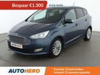 Ford C-MAX 1.5 EcoBoost Titanium (bj 2018, automaat), Auto's, Stof, Blauw, 5 zetels, Overige carrosserie