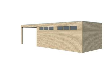 Houten garage 7211 EXT 300 IMP: 810X 30x216 cm beschikbaar voor biedingen