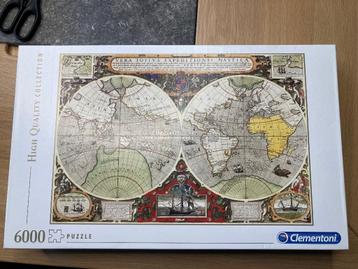 Clementoni puzzel 6000 stuks  beschikbaar voor biedingen