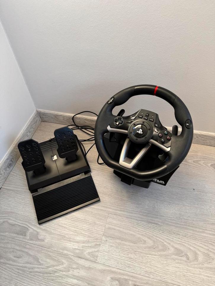 Hori Apex Racing Wheel - PC, PS5 & PS4, Games en Spelcomputers, Spelcomputers | Sony Consoles | Accessoires, Gebruikt, PlayStation 4