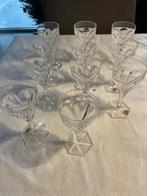 Set van 11 Val Saint Lambert glazen, Antiek en Kunst, Antiek | Glaswerk en Kristal, Ophalen
