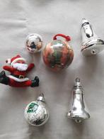 Vintage kerstdecoratie - set van 6 stuks, Diversen, Kerst, Ophalen of Verzenden, Gebruikt