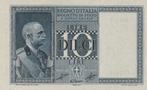 10 Lire 1939 Italia, Postzegels en Munten, Ophalen of Verzenden, Italië, Los biljet