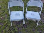 2 Chaises de jardin en métal, Enlèvement ou Envoi