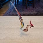 Handgeblazen glazen vogel in Murano-stijl., Verzamelen, Ophalen