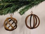 Brocante roestige smeedijzeren kerstballen kerstbal, Diversen, Kerst, Ophalen of Verzenden, Nieuw