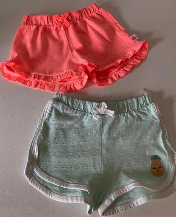 2 shorts pour bébé fille 'Baby Club' taille 80, état neuf