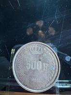 500 FRANK ZILVEREN MUNT VAN KONING BAUDOIN, Postzegels en Munten, Munten | België, Ophalen, Zilver, Losse munt, Zilver