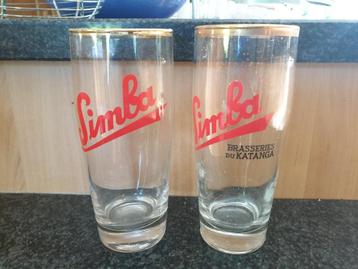 2 verres à bière "Simba" beschikbaar voor biedingen