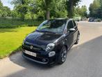 Fiat 500 zwart, Auto's, Fiat, Voorwielaandrijving, 875 cc, Leder en Stof, Zwart