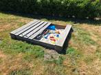 Zandbak (180 x 150) met deksels, Jardin & Terrasse, Chaises longues, Enlèvement, Comme neuf, Bois