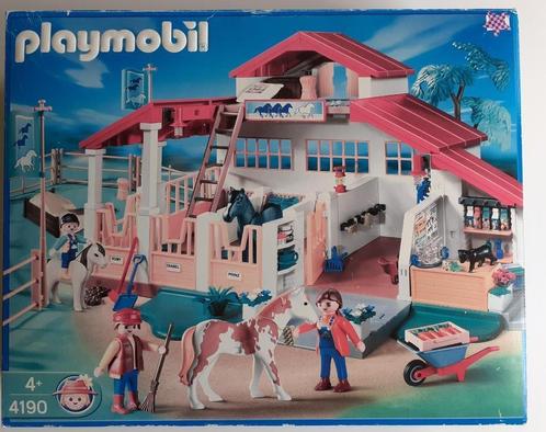 Playmobil dieren manege paarden 4190, Kinderen en Baby's, Speelgoed | Playmobil, Zo goed als nieuw, Complete set, Ophalen