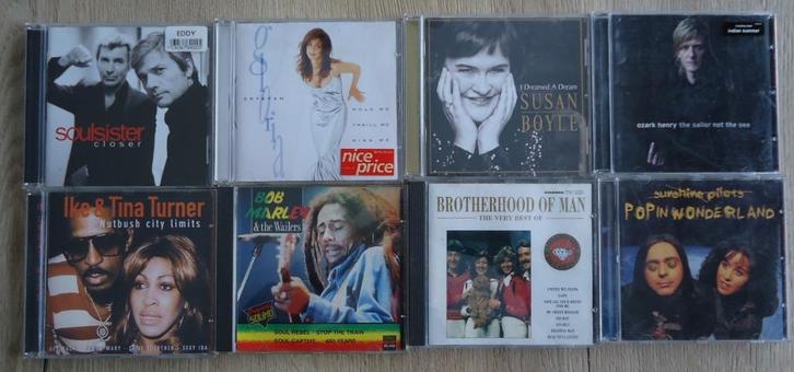 Lot 9 met 8 CD's Soulsister, Gloria Estefan, Ozark Henry,, Cd's en Dvd's, Cd's | Pop, Zo goed als nieuw, Ophalen of Verzenden