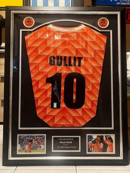 Gesigneerde kader Ruud Gullit, Verzamelen, Sportartikelen en Voetbal, Zo goed als nieuw, Ophalen