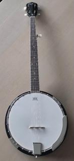 BANJO - 5 SNAREN - LINKSHANDIG - ALS NIEUW, Muziek en Instrumenten, Snaarinstrumenten | Banjo's, 5-snarige of Bluegrassbanjo, Zo goed als nieuw
