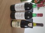 3mooie flessen wijn, Pleine, France, Enlèvement ou Envoi, Vin rouge