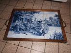 plateau a carreaux DELFT bleus encadre par hunnik, Enlèvement ou Envoi