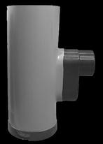 Tegelpad Straatkolk onderbak 250mm aansl. 125mm hoogte 600mm, Ophalen of Verzenden, Nieuw, PVC