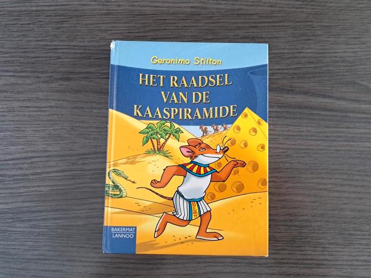 Geronimo Stilton - Het raadsel van de Kaaspiramide, Boeken, Kinderboeken | Jeugd | onder 10 jaar, Zo goed als nieuw, Ophalen