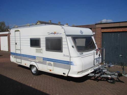 Hobby 440 SF  De Luxe met Vastbed, Caravans en Kamperen, Caravans, Bedrijf, tot en met 4, 1000 - 1250 kg, Treinzit, Hobby, Vast bed