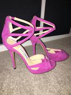 Jimmy Choo Roze Hoge Stiletto Hakken maat 38, Verzenden, Zo goed als nieuw, Roze